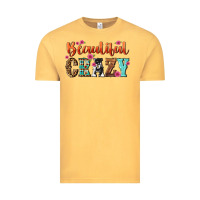 Vintage Mustard beautiful crazy Vintage Tee - NancyCooperArtShop
