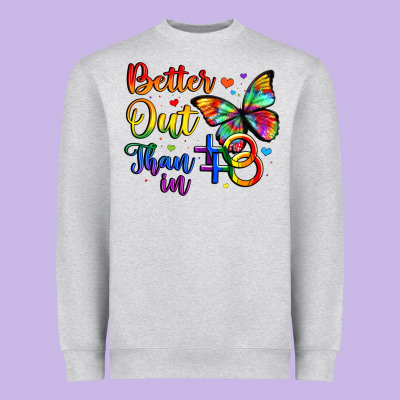 Better Out Than In Heavyweight Sweatshirt Designed By Artiststas