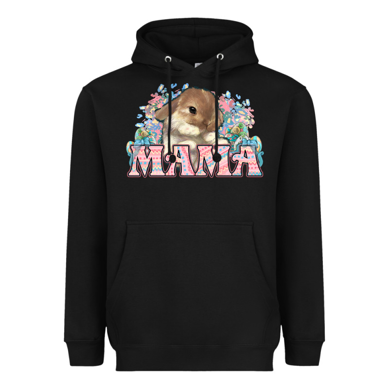 Easter Bunny Mama  Mother's Day Heavyweight Hoodie by HowdyJamesFarm | Teevron