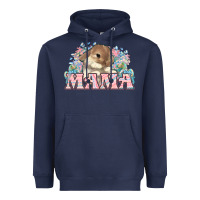 Navy Easter Bunny Mama  mother's day Heavyweight Hoodie - HowdyJamesFarm