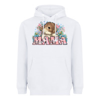 White Easter Bunny Mama  mother's day Heavyweight Hoodie - HowdyJamesFarm