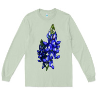 Matcha Bluebonnet Flower Long Sleeve Tee - LillyAllenDesigns
