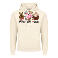 Vintage Artic peace love bake Vintage Hoodie - NancyCooperArtShop