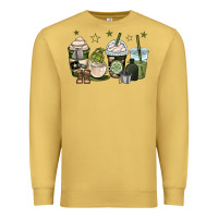 Antique Gold us army coffee cups Premium Sweatshirt - OliviaCreatesArt