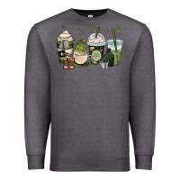 Charcoal Heather us army coffee cups Premium Sweatshirt - OliviaCreatesArt