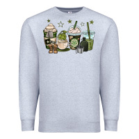 Heather Grey us army coffee cups Premium Sweatshirt - OliviaCreatesArt