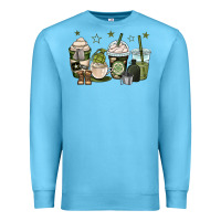 Ocean Blue us army coffee cups Premium Sweatshirt - OliviaCreatesArt