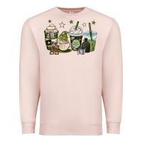 Pale Pink us army coffee cups Premium Sweatshirt - OliviaCreatesArt