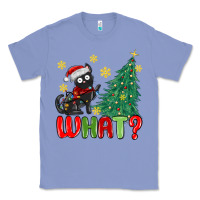 Colony Blue christmas  cat  what Classic Tee - MaliasSmallBusiness
