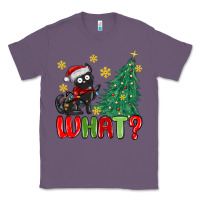Lavender christmas  cat  what Classic Tee - MaliasSmallBusiness