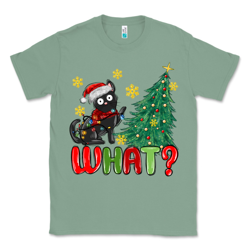 Christmas  Cat  What Classic Tee by MaliasSmallBusiness | Teevron