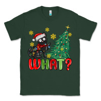 Sports Green christmas  cat  what Classic Tee - MaliasSmallBusiness
