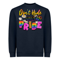 Navy don't hide your pride Heavyweight Sweatshirt - Artiststas