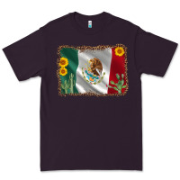 Plum mexico flag sunflower cactus Premium Tee - AdoDesignShop