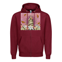 Burgundy my last flying fuck Zipper Hoodie - TumblerDesignByShophia