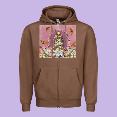 My Last Flying Fuck Zipper Hoodie Designed By Tumblerdesignbyshophia