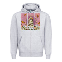 Heather Grey my last flying fuck Zipper Hoodie - TumblerDesignByShophia