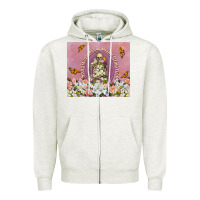 Oatmeal Heather my last flying fuck Zipper Hoodie - TumblerDesignByShophia