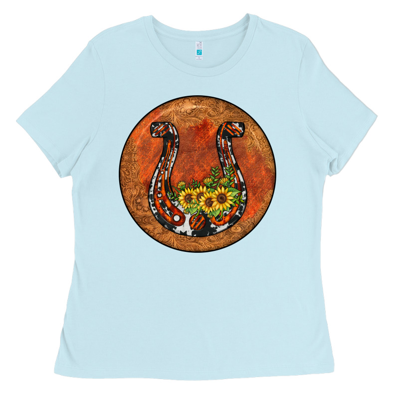 Horseshoe Circle Ladies Tee by JahusDesignShop | Teevron