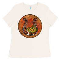 Bone horseshoe circle Ladies Tee - JahusDesignShop