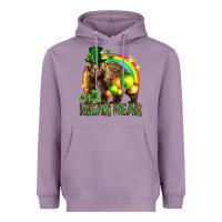 Lavender St. Patrick's Day mear bear Heavyweight Hoodie - HowdyJamesFarm