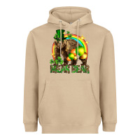 Mushroom St. Patrick's Day mear bear Heavyweight Hoodie - HowdyJamesFarm