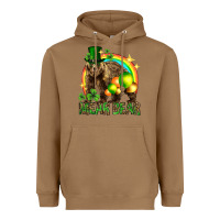 Toasted Coconut St. Patrick's Day mear bear Heavyweight Hoodie - HowdyJamesFarm