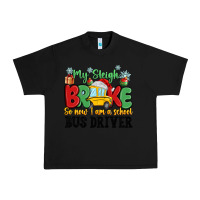 Black my sleigh broke so now i am a school bus driver Urban Heavy Tee - MaliasSmallBusiness