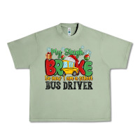 Oil Green my sleigh broke so now i am a school bus driver Urban Heavy Tee - MaliasSmallBusiness