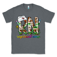 Charcoal Heather rn registered nurse Classic Tee - CowhideDigitalArt