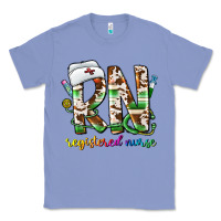 Colony Blue rn registered nurse Classic Tee - CowhideDigitalArt