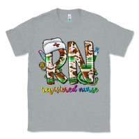 Heather Grey rn registered nurse Classic Tee - CowhideDigitalArt