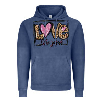 Vintage Denim love like jesus Vintage Hoodie - MaliasSmallBusiness