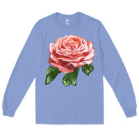 Colony Blue America Rose Long Sleeve Tee - LillyAllenDesigns