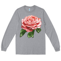 Heather Grey America Rose Long Sleeve Tee - LillyAllenDesigns