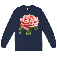 Navy America Rose Long Sleeve Tee - LillyAllenDesigns