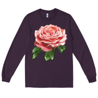 Plum America Rose Long Sleeve Tee - LillyAllenDesigns