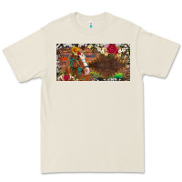 Bone western turquoise gemstone horse cowhide leopard floral background lic Premium Tee - Artiststas
