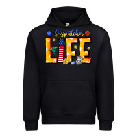 Black name tribute to first responder dispatchers Urban Hoodie - CowhideDigitalArt