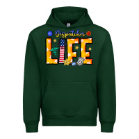 Forest Green name tribute to first responder dispatchers Urban Hoodie - CowhideDigitalArt