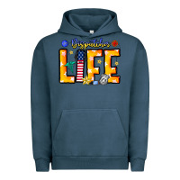 Pigment Midnight Navy name tribute to first responder dispatchers Urban Hoodie - CowhideDigitalArt