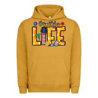 Pigment Peanut Butter name tribute to first responder dispatchers Urban Hoodie - CowhideDigitalArt