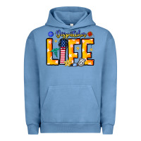 Pigment Pebble Blue name tribute to first responder dispatchers Urban Hoodie - CowhideDigitalArt