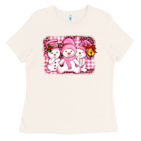 Bone chillin pink   with my snowmies  ado Ladies Tee - AdoDesignShop
