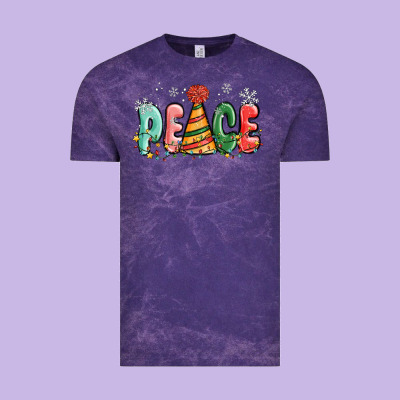 Peace Vintage Tee Designed By Maliassmallbusiness
