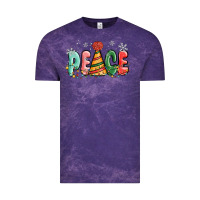 Cloud Purple peace Vintage Tee - MaliasSmallBusiness