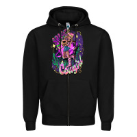 Black Space cowgirl Zipper Hoodie - HowdyJamesFarm