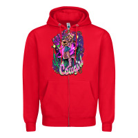 Red Space cowgirl Zipper Hoodie - HowdyJamesFarm
