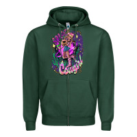 Sports Green Space cowgirl Zipper Hoodie - HowdyJamesFarm