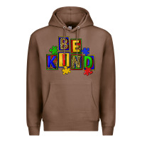 Chestnut Be kind Premium Hoodie - CowGirlArtShop